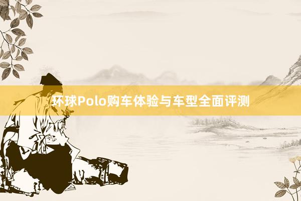 环球Polo购车体验与车型全面评测